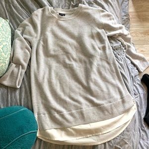 SUPER CUTE HILARY RADLEY GREY OVERSIZED SWEATER